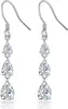 GW Damen Ohrringe Silber 925 Hängend Zirkon Mondstein Produktbild-Vorschau 1