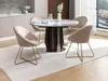 Set aus 2 Stühlen aus Velours und goldenem Metall - Beige - Produktbild-Vorschau 3