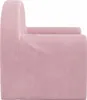 vidaXL Divano letto per bambini rosa morbido peluche Anteprima dell’immagine prodotto 5