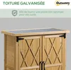 Outsunny Abri de jardin armoire de jardin extérieur sur Voir les images du produit 4