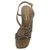 Alma En Pena Keilsandalette Beige Produktbild-Vorschau 3