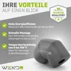 WeKoFlex Rohrisolierung 90° Bogen aus PE – Ø 42 mm | 30 mm Produktbild-Vorschau 8