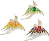 INF Emaille Phoenix Brosche Gelb Produktbild-Vorschau 3