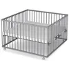 Laufgitter 120x120 cm mit Matratze - grau - Premium Produktbild-Vorschau 10
