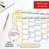 Tafelkalender 2027 Bunt DIN A4 3er Set Halbjahreskalender Produktbild-Vorschau 5