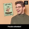 LANOLU Kühlschrankmagnete lustig- Faultier, sah, kam, bock  Produktbild-Vorschau 7