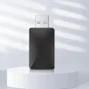 A black USB adapter is displayed on a white pedestal against a white background with light gray shadows. Podgląd zdjęcia produktu