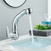 Waschtischarmatur Bad Ausziehbar Brause Wasserhahn Bad Produktbild-Vorschau 1