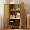 Flieks rieten dressoir met 2 rietendeuren en 2 open vakken, Productafbeelding-voorbeeld 6