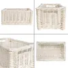 Creative Home Malý prútený kôš Biely úložný kôš 30x20x16 cm Náhľad obrázku produktu 6