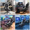 Yaheetech Gaming Stuhl mit Massagefunktion, ergonomischer Produktbild-Vorschau 9