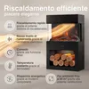 KAMINIO Camino elettrico HENRI - Stufa elettrica con Anteprima dell’immagine prodotto 4