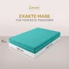 Lavea® Spannbettlaken 120x200cm, Maya, 100% Baumwolle – Produktbild-Vorschau 2