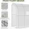 Fóliový skleník Outsunny se 2 dveřmi pro pěstování rostlin, Náhled obrázku produktu 12