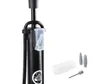 BEE 236008 Fahrradfußpumpe (Schwarz) Luftpumpe Fahrradpumpe Produktbild-Vorschau 4