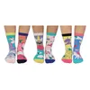 Einhorn vs. Lama im Kaktusland Oddsocks Socken in 37-42 im Produktbild-Vorschau 2