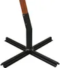 vidaXL Ampelschirm 300x300 cm Holzmast Weiß Produktbild-Vorschau 6