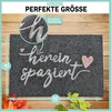 WELLMODA® Fußmatte I genähter Schriftzug Hereinspaziert I Produktbild-Vorschau 2