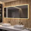 Badspiegel mit Beleuchtung 160x70 cm Badezimmerspiegel Produktbild-Vorschau 2