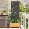 vidaXL Záhradné plátno na ochranu súkromia čierne 50 x 140 Náhľad obrázku produktu 2