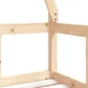 vidaXL Detská postieľka 70x140 cm z masívneho borovicového Náhľad obrázku produktu 6