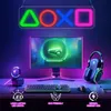Bouclier néon en forme de bouton de jeu, Led néon Voir les images du produit 7