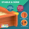 SPIELWERK® Pískoviště Sami sluneční stříška 120x120cm Náhled obrázku produktu 13