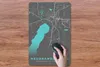 MuchoWow® Mauspad Mousepad Deutschland - Blau - Produktbild-Vorschau 3