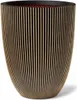 Capi Vase Groove Elegant 46x58 cm Schwarz und Golden Produktbild-Vorschau 6