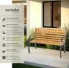 Záhradná lavica Michaela 2-miestna 119,5 x 62 x 83 cm Náhľad obrázku produktu 9