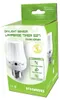 The image shows the retail packaging of a daylight sensor lamp base timer. Produktbild-Vorschau