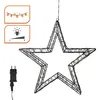 LED hviezda z kovu, čierna, s efektom blikania, určená na Náhľad obrázku produktu 6