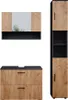 Badmöbel-Set Vicco Irma Goldkraft Eiche/Anthrazit 3 Teile, Produktbild-Vorschau 1