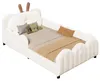 Bed met zachte bekleding, 90x200 cm, met konijnenkussen, Productafbeelding-voorbeeld 4