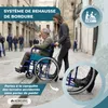 Fauteuil roulant pliable Mobiclinic assise 46 cm frein à Voir les images du produit 3
