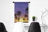 MuchoWow® Wandteppich Wandbehang Sonne - Palme - Meer 60x90 Produktbild-Vorschau 4
