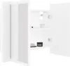 vidaXL Lustro łazienkowe LED szafka białe 60x12x45 cm Podgląd zdjęcia produktu 8