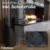Heimfleiss Kaminbesteck Schwarz mit schwarzen Griffen – Produktbild-Vorschau 5