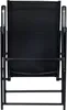 Stuhl MININI, schwarz, Gartenstuhl, verstellbar, 56x71x106 Produktbild-Vorschau 3