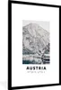 MuchoWow® Gerahmtes Poster Österreich - Wasser - Berge - Produktbild-Vorschau 1