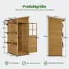 M MCombo Gartenschrank Gartenhaus Holz Wetterfest, Outdoor Produktbild-Vorschau 3