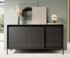AX LIVING Trentinis 153 2T3S Schwarzes Sideboard, 153,5 cm Produktbild-Vorschau 1