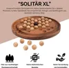 Detailansicht: Mulden und Holzkugeln bei Solitär rund XL Anteprima dell’immagine prodotto