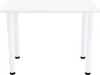 A white table with white legs on a white background. Produktbild-Vorschau