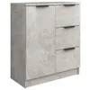 vidaXL Sideboards 2 Stk. Betongrau 60x30x70 cm Produktbild-Vorschau 5