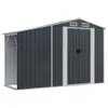 vidaXL Gerätehaus Anthrazit 277x192,5x179 cm Verzinkter Produktbild-Vorschau 8
