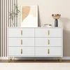 Merax Kommode 120 cm mit 6 Schubladen, Sideboard Stauraum Produktbild-Vorschau 3