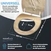 SANILO® WC-Sitz mit Absenkautomatik und Schnellverschluss Produktbild-Vorschau 9