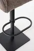 TPFLiving Barhocker Damaskus Gestell schwarz Stoff Produktbild-Vorschau 8
