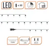 Retro Tannenzapfen Lichterkette soft gold 50 LED für Außen Produktbild-Vorschau 2